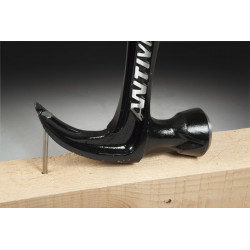 Stanley Marteau arrache-clous Antivibe forgé panne courbée Longueur 34 cm Kobleo Stanley Marteau arrache-clous Antivibe forgé panne courbée Longueur 34 cm Kobleo