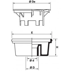 Nicoll Siphon PVC Sable 150 mm Kobleo