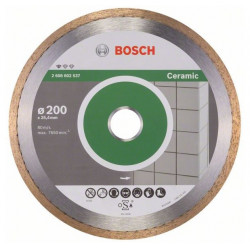 Bosch Disque à tronçonner diamanté Standard for Ceramic D. 200 x 25,4 mm Kobleo