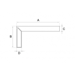 Bahco Equerre de maçon 100 cm 308510000 Bahco Kobleo