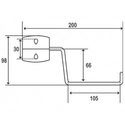 Pellet Porte papier hygiénique en rouleau Kobleo