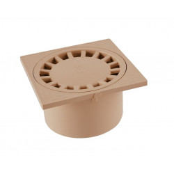 Girpi Siphon PVC carré Sable 200 x 200 mm Kobleo