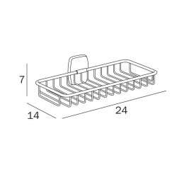 Inda Porte-savon murale double Kobleo