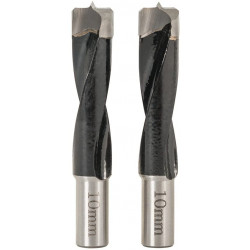 Triton Forets pour chevilleuse tourillonneuse 10 mm, 2 pcs 700585 Triton Kobleo Triton Forets pour chevilleuse tourillonneuse 10 mm, 2 pcs 700585 Triton Kobleo