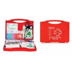 Esculape Coffret de secours 1 à 4 personnes en polypro rouge ASEP S 350 Esculape Kobleo