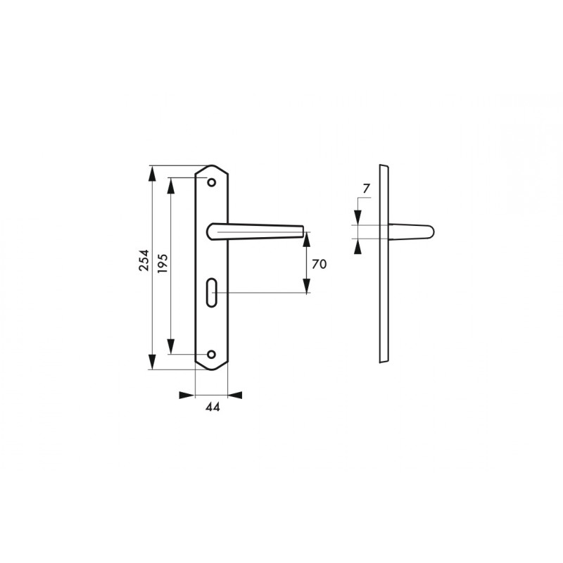 Thirard Poignée de porte intérieure THEMIS à condamnation brut bois naturel 90 Thirard Kobleo Thirard Poignée de porte intérieure THEMIS à condamnation brut bois naturel 90 Thirard Kobleo