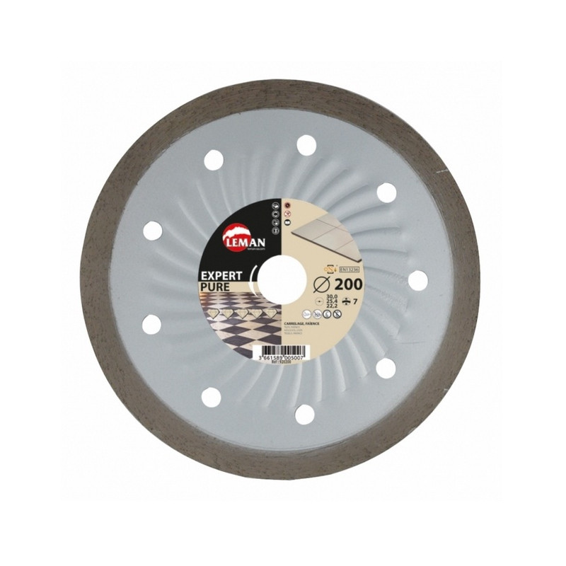 Leman Disque diamant jante carrelage 180x30/25,4/22,23mm Leman Kobleo