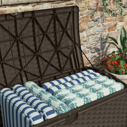 Suncast coffre de jardin moulé par injection 272L DBW7000 Suncast Kobleo