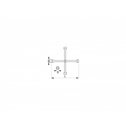 Bahco Clé en croix 17-19-22 mm BWXW1 Bahco Kobleo