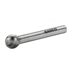 Bahco Fraise lime sphérique 10x9mm coupe moyennex20/10 dents au pouce 6mm D1 Bahco Kobleo