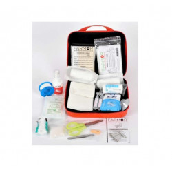 Farmor Trousse de secours bâtiment 4/6 personnes en PU orange FAR 3701 FLO Kobleo