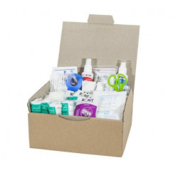 Farmor Kit armoire à pharmacie de 5 à 10 personnes en carton KIT 5102 BP Kobleo