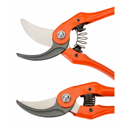 Bahco Sécateur multi-usages 18cm lames croisantes poignées acier pressé embo Kobleo