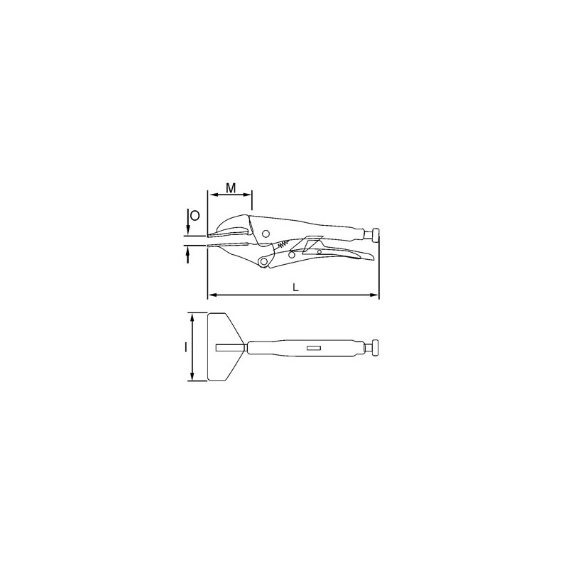 Dolex Pince étau mono serrage pour tôles 240 mm PTO240 Dolex Kobleo Dolex Pince étau mono serrage pour tôles 240 mm PTO240 Dolex Kobleo