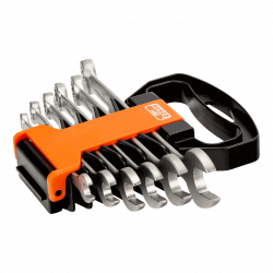 Bahco Jeu de 6 clés à fourche double 8 à 17 mm S20/SH6 Bahco Kobleo