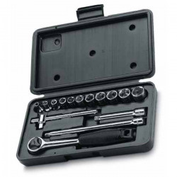 Stanley Coffret à douilles 1/4 15 pièces 0-86-775 Stanley Kobleo