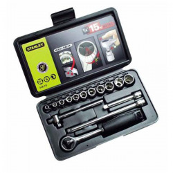 Stanley Coffret à douilles 1/4 15 pièces 0-86-775 Stanley Kobleo Stanley Coffret à douilles 1/4 15 pièces 0-86-775 Stanley Kobleo