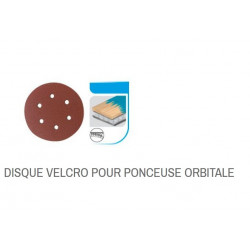 Leman Disque Velcro 8 Trous D.115 Gr 40 Leman Kobleo