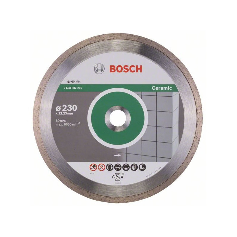 Bosch Disque à tronçonner diamanté Standard for Ceramic D. 230 x 22,23 mm Kobleo