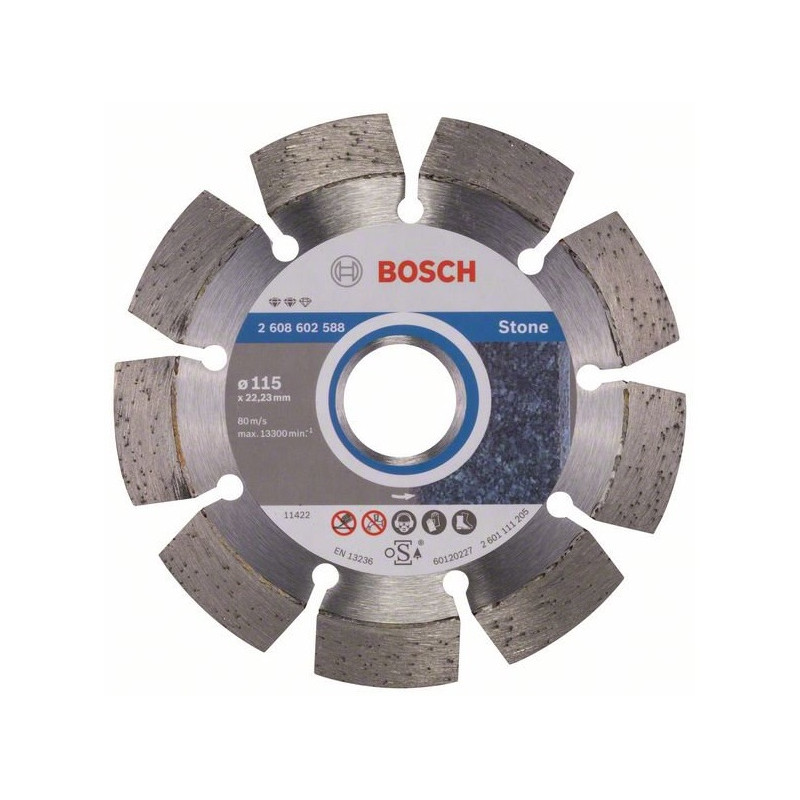 Bosch Professional Disque à tronçonner diamanté Expert for Stone D. 115 x 22,23 mm Kobleo