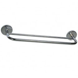 Pellet Porte-serviette double fixe chromé Diam 14mm Kobleo