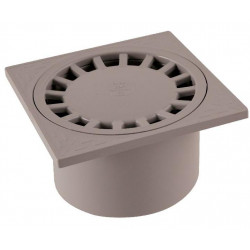 Girpi Siphon PVC carré Gris 200 x 200 mm Kobleo