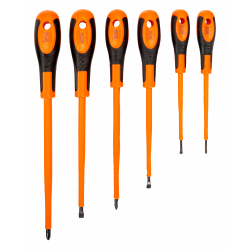 Bahco Jeu 6 tournevisVis fente etVis Phillips poignée caoutchouc 3-65mm/PH1 Bahco Kobleo