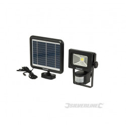 Silverline Lampe solaire LED COB avec détecteur PIR 3 W 200 Lumens Kobleo Silverline Lampe solaire LED COB avec détecteur PIR 3 W 200 Lumens Kobleo