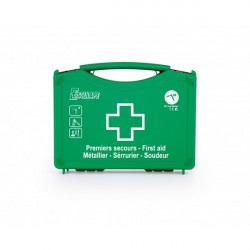 Esculape Mallette de secours métallier en polypro vert ASEP METALLIER MALLETTE Kobleo