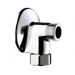 Delabie Raccord applique avec écrou collet battu Diam 14 mm laiton chromé M1/2 Delabie Kobleo