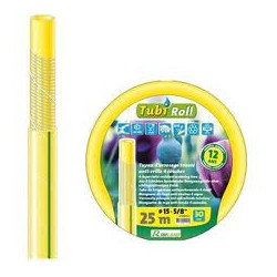 Ribiland Tuyau d’arrosage tricoté antivrille TUBI'ROLL Diam15mm Long25m Kobleo