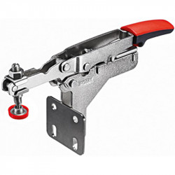 Bessey Sauterelle serrageVertical 35mm bras ouvert et platine fixation coudée Kobleo