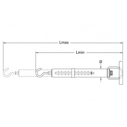 Kern sohn Balance à ressort 281-301 portée 100g lecture 1g Kern Kobleo