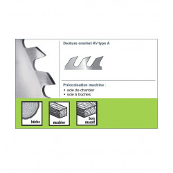 Sidamo Lame Chrome Vanadium Type A 350x1.8x30 56 Dents Kobleo