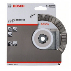 Bosch Disque à tronçonner diamanté Best for Concrete 125 x 22,23mm Kobleo