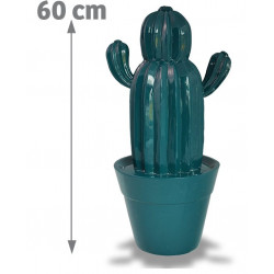 Mundus Cactus d'extérieur vert H 60 cm Yuma Kobleo