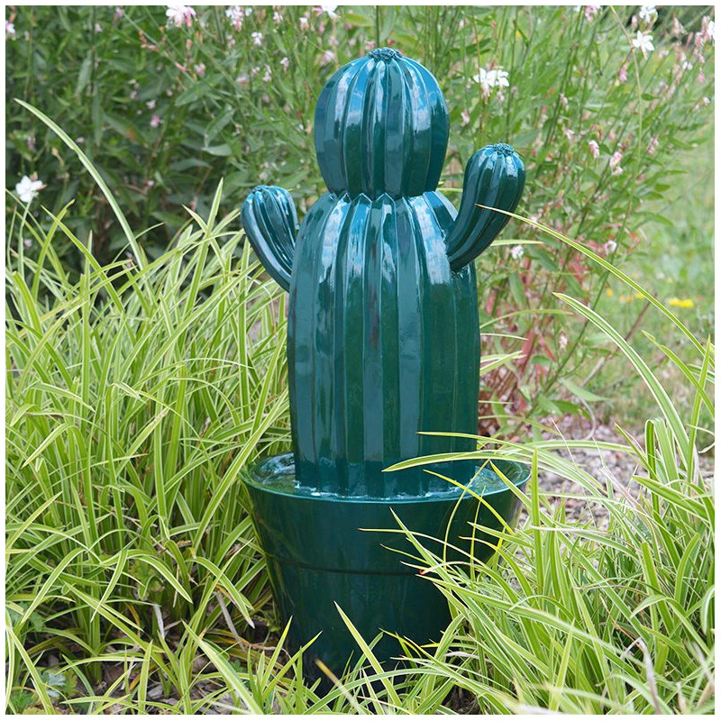 Mundus Cactus d'extérieur vert H 60 cm Yuma Kobleo Mundus Cactus d'extérieur vert H 60 cm Yuma Kobleo