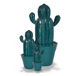 Mundus Cactus d'extérieur vert H 60 cm Yuma Kobleo
