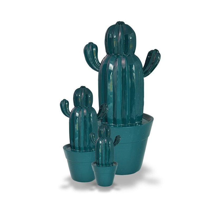 Mundus Cactus d'extérieur vert H 60 cm Yuma Kobleo Mundus Cactus d'extérieur vert H 60 cm Yuma Kobleo