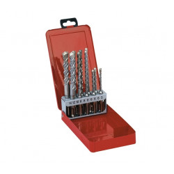 Milwaukee Coffret métal de 10 forets SDS-plus Kobleo