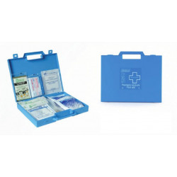 Esculape Mallette de secours en polypro bleu ASEP SEGMENTS COUPES MALLETTE Kobleo