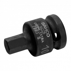 Bahco Douilles choc tournevis carré conducteur 1/2Vis 6 pans 6mm phosphatée Kobleo