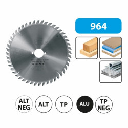 Leman Lame carbure portative D.200x15mm 48 dents alt. pour bois Leman Kobleo