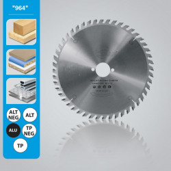 Leman Lame carbure portative D.200x15mm 48 dents alt. pour bois Leman Kobleo