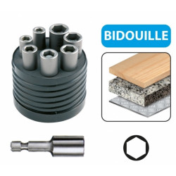 Leman Coffret 7 Douilles Magnetiques 6 Pans / 50mm Kobleo