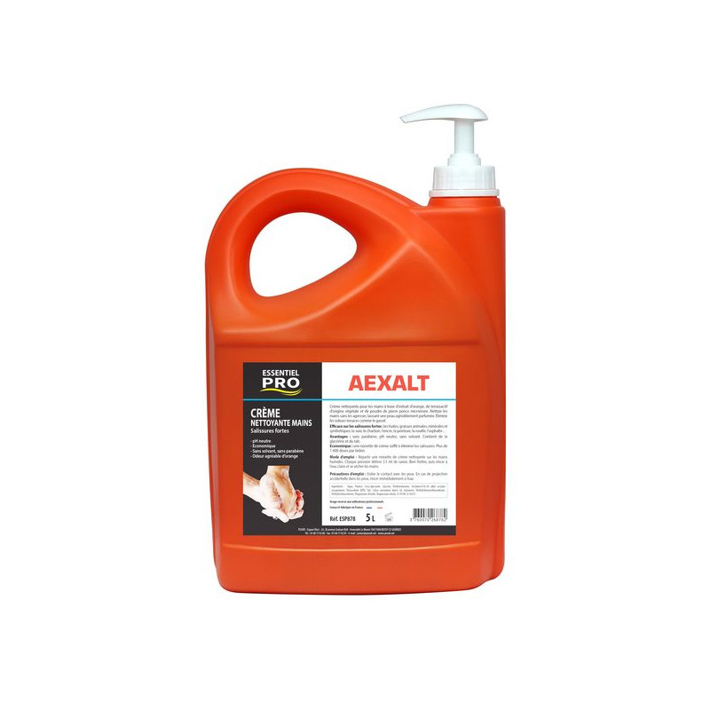 Aexalt Crème nettoyante mains parfum orange 5 L Kobleo