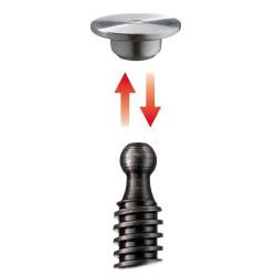 Bessey Presse à vis tout acier avec poignée bi-matière GZ-2K 200/100 GZ20-2K Kobleo