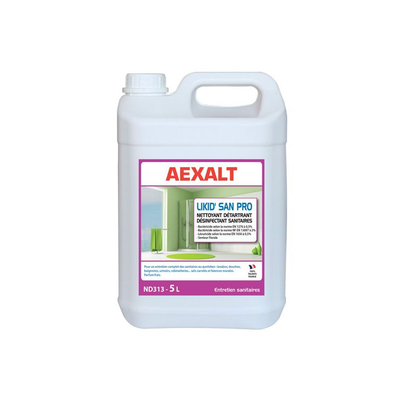 Aexalt LIKID’SAN PRO nettoyant détartrant désinfectant sanitaires parfum fraî Aexalt Kobleo