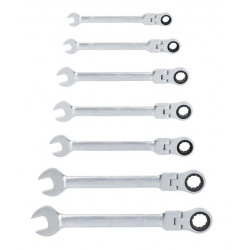 Ribitech Jeu de 7 Clés Mixtes à Cliquet PRCLECX7 Ribitech Kobleo