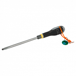 Bahco Tournevis plat renfort ERGO 16x9x175mmVis fente cordon Dyneema TAHBE-8 Bahco Kobleo